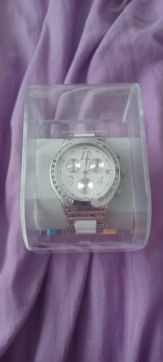 Swatch Irony Chrono Dreamwhite YCS511G original +