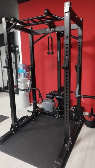 Jaula Rack Barbarian Elite Polea Alta y Baja