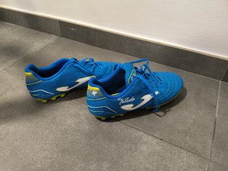 Botas de fútbol Joma niño  n 38 azul y amarillo