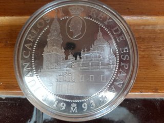 Monedas de plata Año Santo Jacobeo 1993 cincuentín