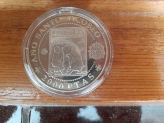 Monedas de plata Año Santo Jacobeo 1993 cincuentín