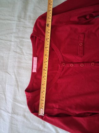 Maglia a maniche lunghe rossa Fantasy – S/M