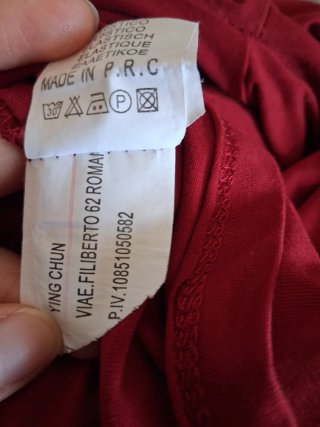 Maglia a maniche lunghe rossa Fantasy – S/M