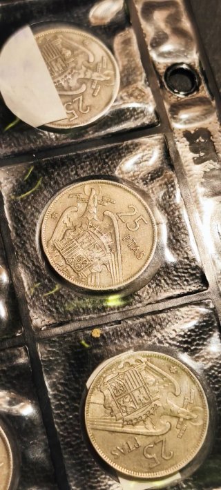 Monedas 25 Pesetas 1957