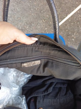 Bolso Adolfo Domínguez Negro Piel