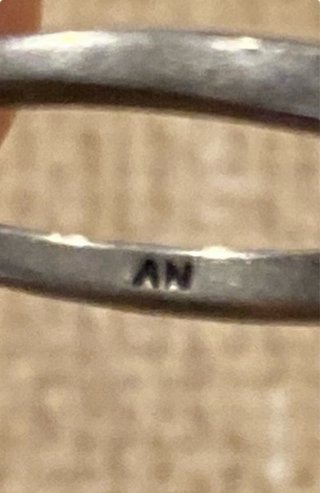 Anillo Plata Ley 925 Vintage Piedra Negra