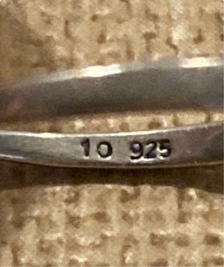 Anillo Plata Ley 925 Vintage Piedra Negra