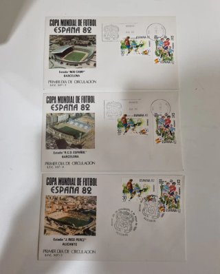 Sellos Mundial España 82