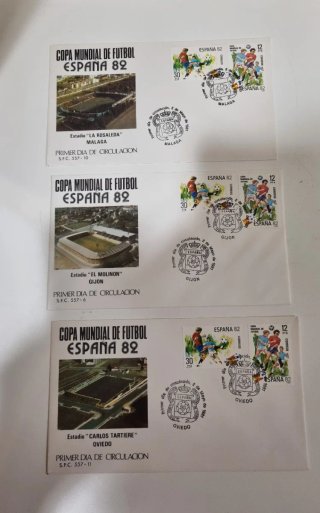 Sellos Mundial España 82