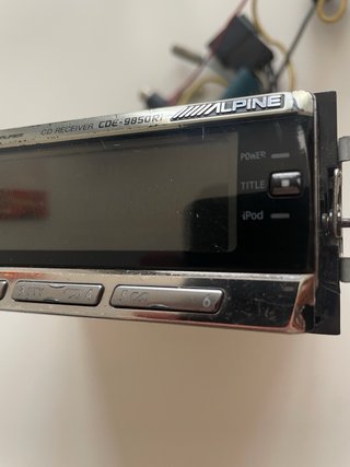 Alpine CDE-9850Ri Receptor CD MP3 WMA