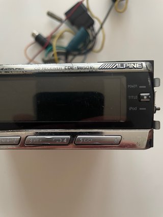 Alpine CDE-9850Ri Receptor CD MP3 WMA