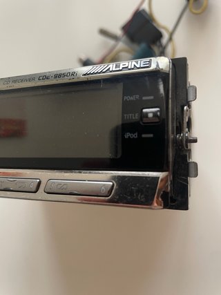 Alpine CDE-9850Ri Receptor CD MP3 WMA