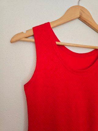 Vestido rojo ajustado Talla S