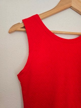 Vestido rojo ajustado Talla S