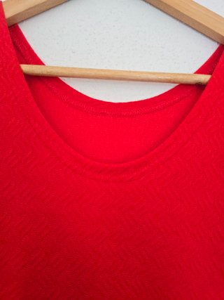Vestido rojo ajustado Talla S