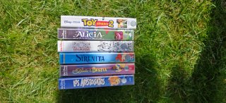 Lote 6 Películas Disney VHS