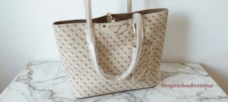 Bolso 3 Piezas Beige y Multicolor.SOLO ENVIO