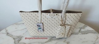 Bolso 3 Piezas Beige y Multicolor.SOLO ENVIO