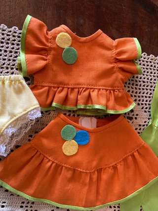 Conjunto Nancy Cubana Naranja - Replica