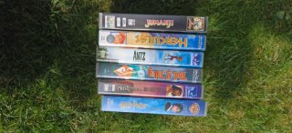 Lote 6 Películas VHS Disney y Animación