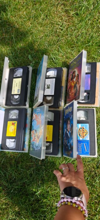 Lote 6 Películas VHS Disney y Animación