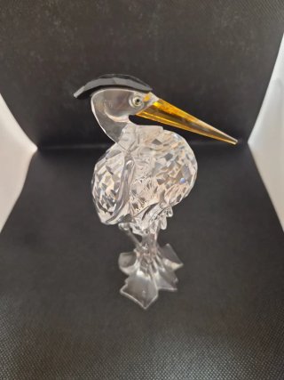 Garza Swarovski Cristal Transparente Sin caja