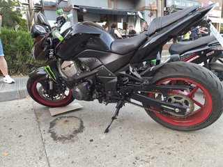 Kawasaki Z750 2007/2008 Negra y Verde