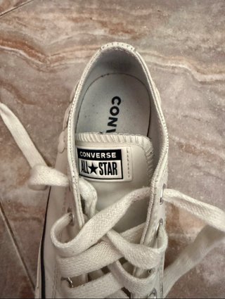 Converse Piel Blancas Talla 36.5
