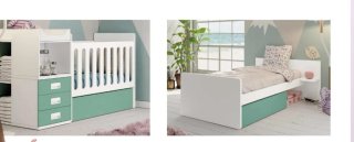 Cuna convertible en cama sin usar