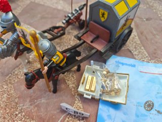 Playmobil C89 Carro Caballero con Cofre