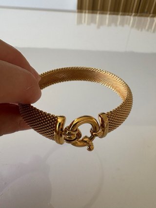 Pulsera malla Aristocrazy baño oro