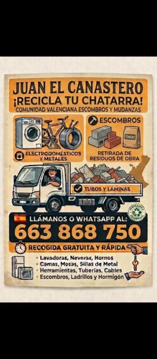 RECOGIDA Y RETIRADA DE ESCOMBROS