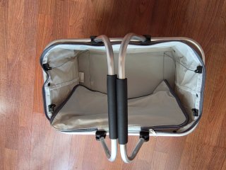 Bolsa nevera de picnic con asas metálicas
