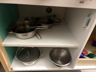 Cocinita juguete madera + accesorios
