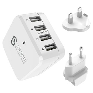 Cargador Viaje con 4 USB -  Syncwire SW-AC01