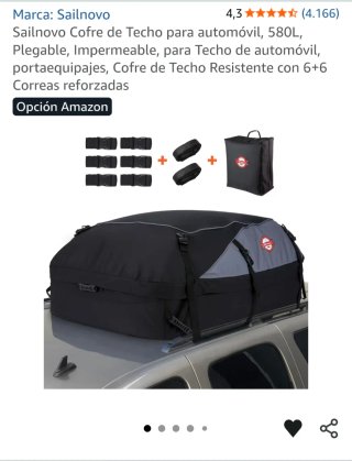 Cofre techo automovil y alfombra Antideslizante