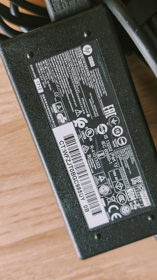 5 Cargadores HP Originales 65W Punta Grande