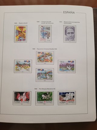Colección sellos nuevos de España año 1988 a 2013