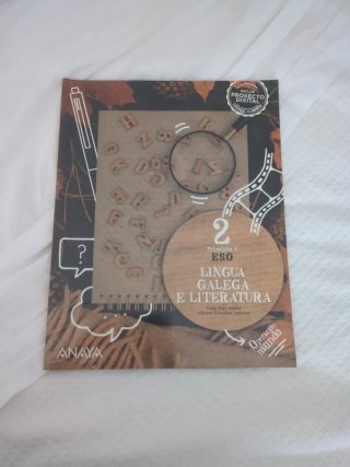 Libro Anaya lingua galega e literatura 2 de la eso