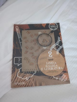 Libro Anaya lingua galega e literatura 2 de la eso