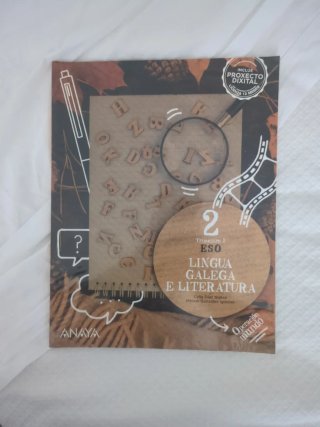 Libro Anaya lingua galega e literatura 2 de la eso