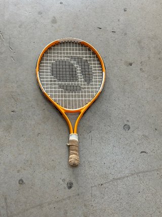 Raqueta de niño naranja