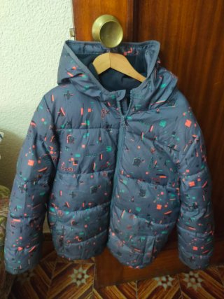 Chaqueta niño 9  y 10 años estampado pixel