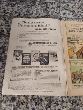 Cómic revista aventura bonanza