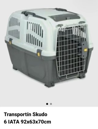 Transportín grande perros de 35-40kg Skudo (IATA)