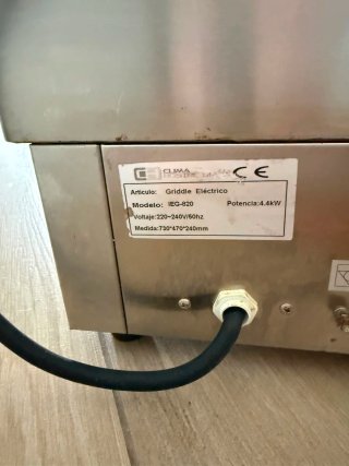 Plancha electrica Clima Hosteleria IEG-820
