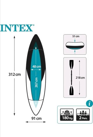 Kayak Inflable Intex explorer K2