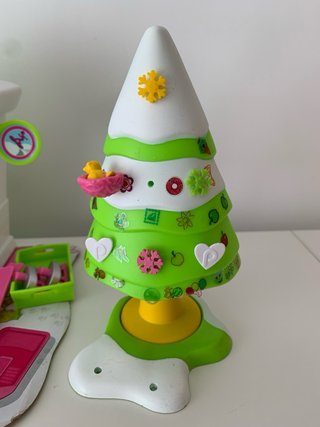 Pinypon Casita Nieve Coche y Remolque
