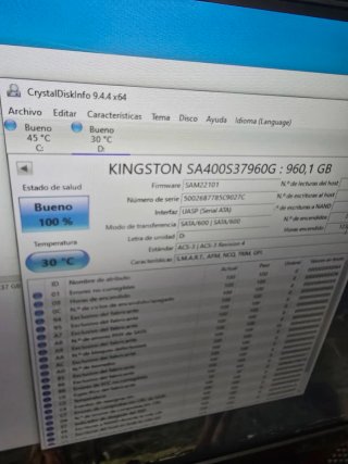SSD Kingston 960GB 2.5 SATA