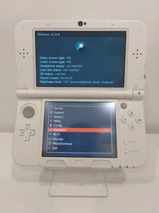 New 3DS XL Blanca Doble IPS